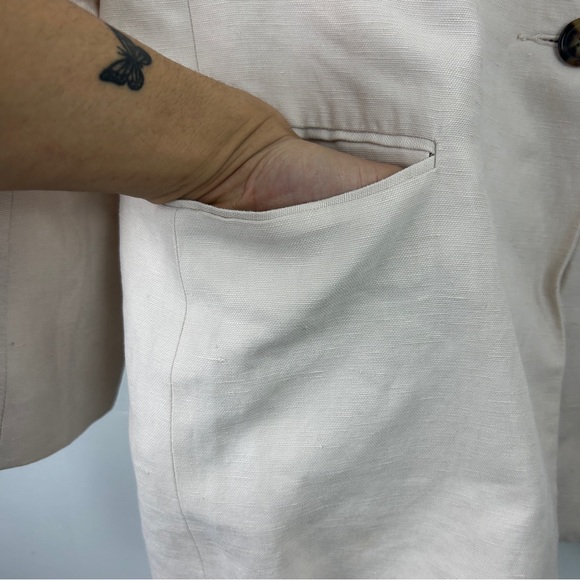 Aritzia Wilfred Linen & Lyocell Blend Blazer - Picture 3 of 6